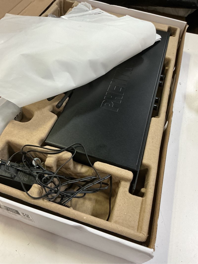 Condition photo showing Good Condition for phenyx pro wireless microphone system, 4-channel uhf wireless mic set with handheld/bodypack/headset/lapel mics, fixed frequency metal cordless microphone for church,singing,dj(ptu-5000-2h2b)