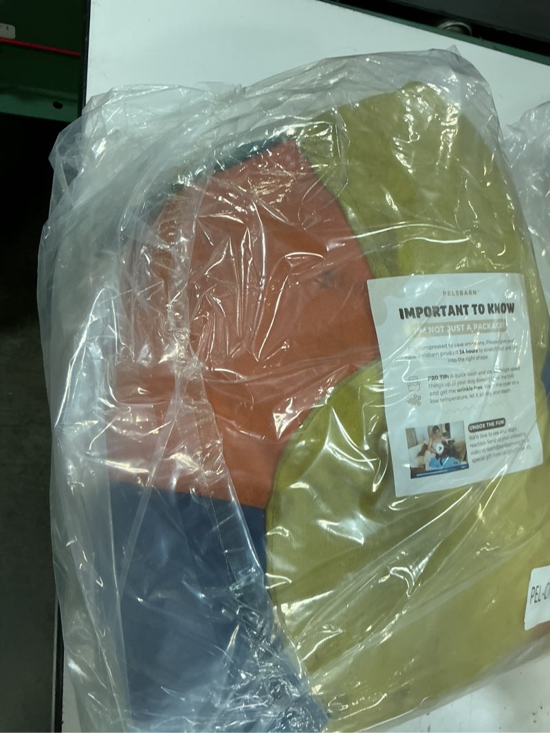 Condition photo showing As Is for herding ball for dogs, 22'' dog traing balls with straps for australian shepherd, border collie, cattle dog, large breed, horses outdoor play 22'' multicolor&bell