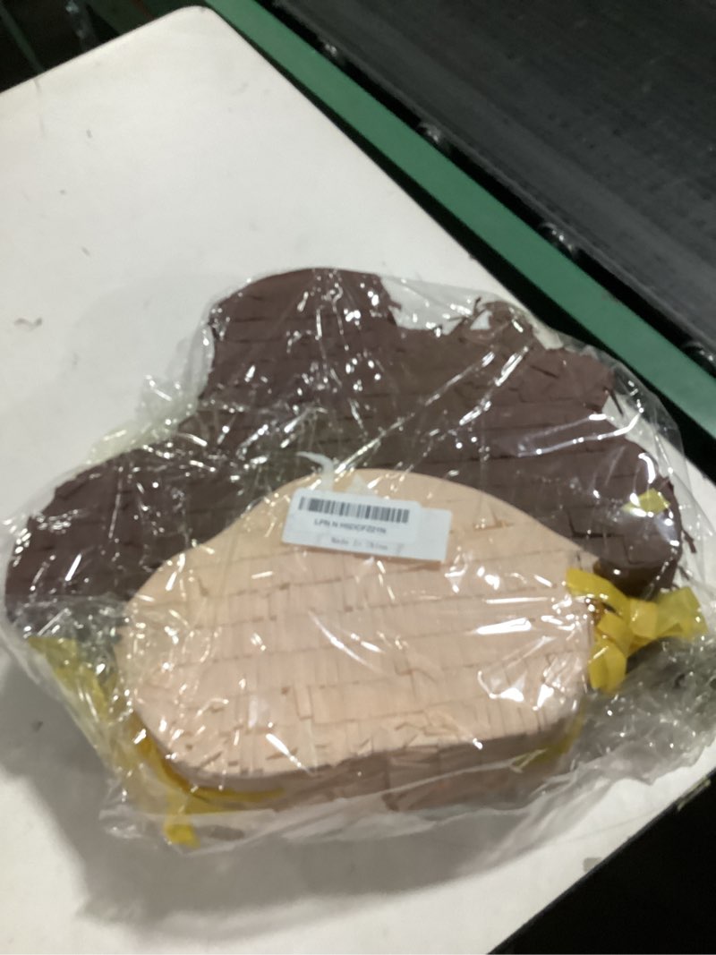 Fall Scarecrow Pinata Thanksgiving Party Piñata with Stick Blindfold Confetti 14.6× 13 × 2.8 Inch Fa