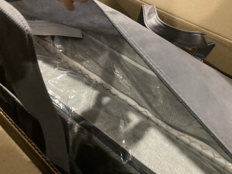 Condition photo showing New/Like New for item similar to photo) odorless foldable mattress twin xl 80\" x 38\" x 6\", 6 inch folding foam mattress with storage bag, fiberglass free trifold memory foam mattress for rv, guest bed 6 inch twin xl