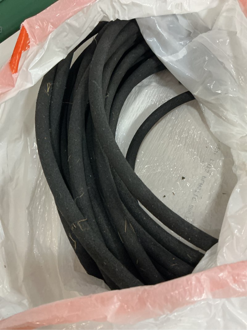 Condition photo showing As Is for element 3/8-in x 75-ft kink free rubber black soaker hose