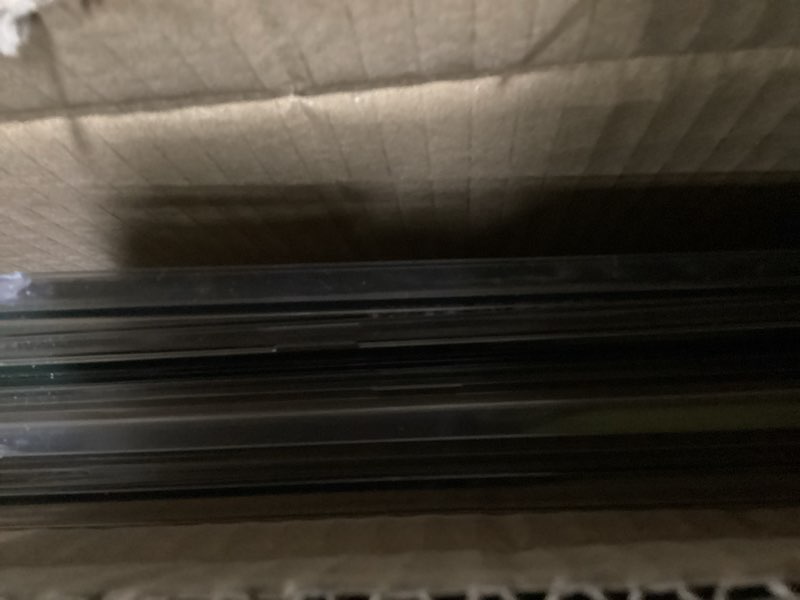 Condition photo showing Good Condition for jumbo vertical acrylic display case - extra tall 19.6" cabinet for oversized figures, magnetic door & stackable dustproof showcase for statues, plush art dolls (extra large 14.5"x11.5"x19.6")