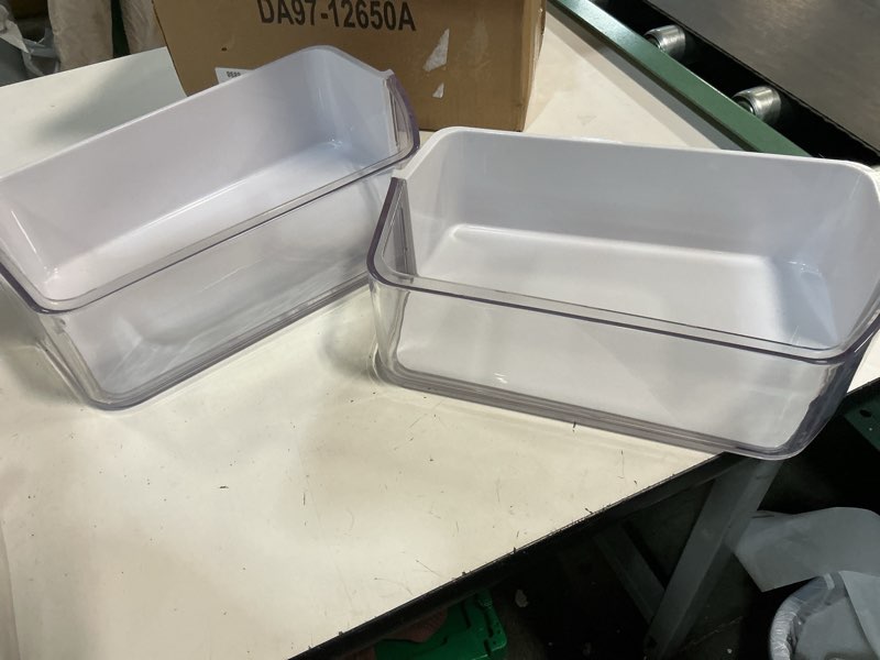 Condition photo showing New/Like New for Lifetime Appliance 2 x AAP73252202 Door Shelf Bin (Right) Compatible with LG, Kenmore, Sears Refrigerator by Lifetime Appliance Parts
