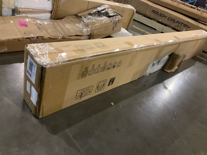 FREDBECK 42in x 84in Wood Barn Door with 7FT Barn Door Hardware Kit Included K Shape Solid Spruce Pa