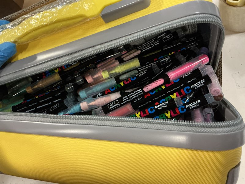 Condition photo showing Good Condition for Guangna 360 Acrylic Paint Markers, Brush Tip Acrylic Paint Pens, Quick-Drying Waterproof Ink, for Rock Painting Plastic Wood Canvas Glass Ceramic Metal Art Crafts Supplies Gift 360 Colors