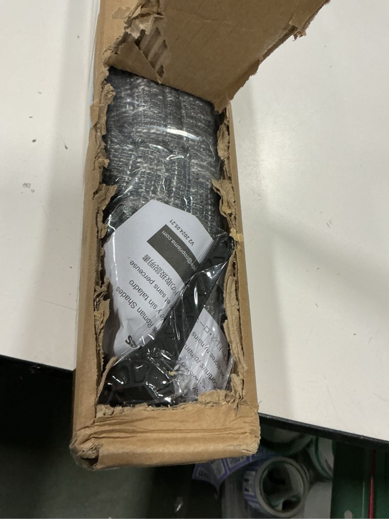 Condition photo showing Good Condition for No Tools No Drill Cordless Roman Shades for Indoor Windows 100% Blackout, for Window Size 20" W × 64