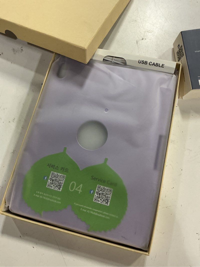 Condition photo showing Good Condition for tqq touch for ipad (a16) 11th generation case with keyboard (11", 2025) & 10th gen (10.9", 2022) - 360° rotatable, thin & light, multi-touch trackpad for ipad (a16) 11th/10th gen (light purple)