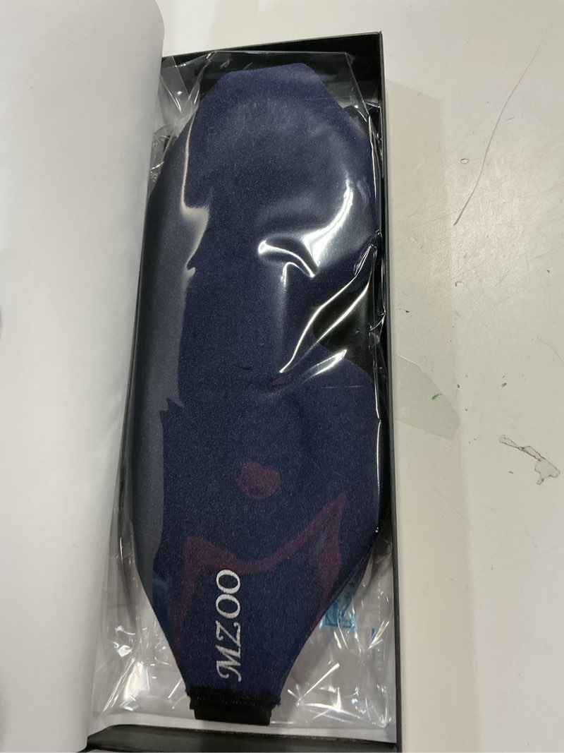 Condition photo showing New/Like New for MZOO Luxury Sleep Eye Mask for Side Sleeper Men Women, Zero Eye Pressure 3D Sleeping Mask, Light Blocking Patented Design Night Blindfold, Soft Eye Shade Cover for Travel, Blue C-blue