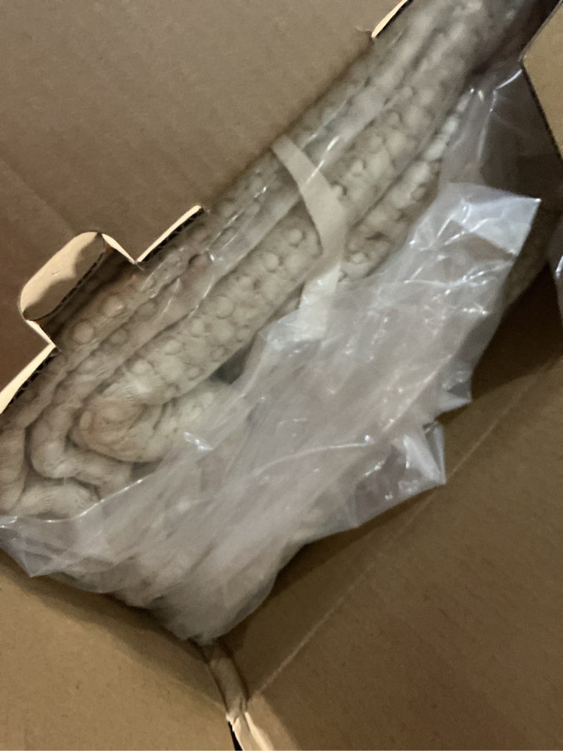 Condition photo showing New/Like New for evergrace stonewashed 100% natural cotton waffle quilt set king size 3 pieces, durable, textured & substantial bedding, quilted coverlet bedspread with 2 shams for all seasons, natural natural king/cal king (108" x 96")