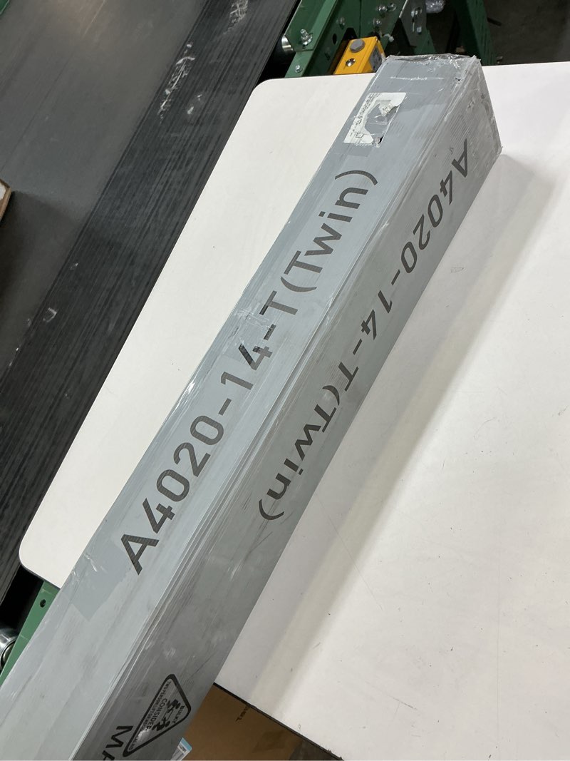 Condition photo showing New/Like New for Metal Bed Frame,Twin Size Bed Frame with Storage Space,Heavy Duty Sturdy Mattress Foundation,Easy Assembly,No Box Spring Needed, Black,14 Inch,Twin