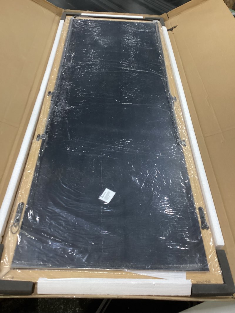 Condition photo showing New/Like New for delma wall full length mirror, standing mirror full body, large floor for wall door bedroom bathroom living room with wooden frame(with stand,56x20)
