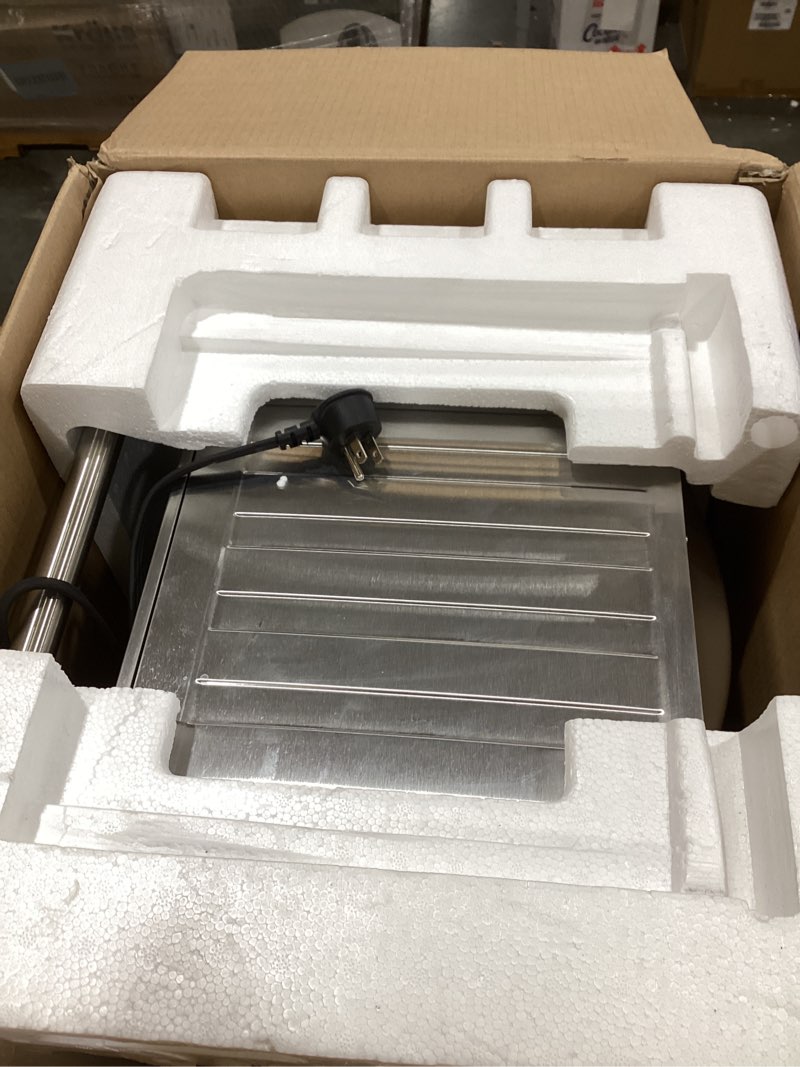 Condition photo showing As Is for breville bov650xl compact smart oven and countertop toaster, small, brushed stainless steel