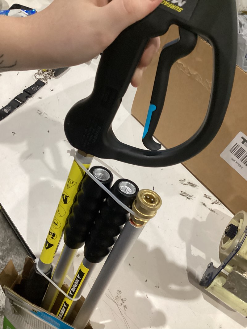 Condition photo showing As Is for surfacemaxx 9 ft. l extended reach wands 4000 psi