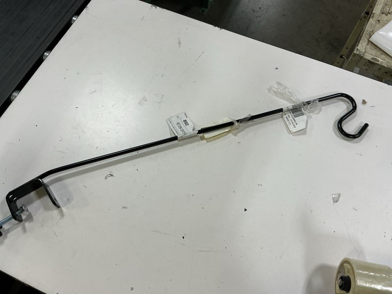 Condition photo showing As Is for similar black prop hood support rod 18\" fits ford/new holland