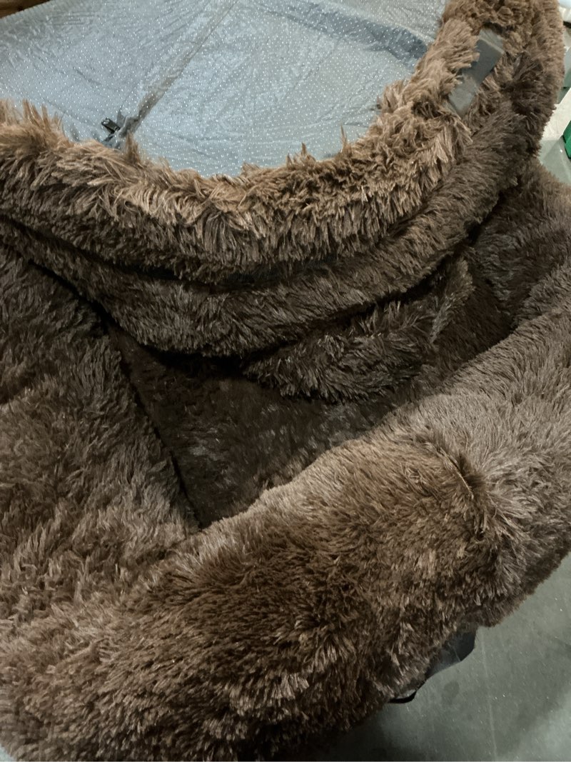 Condition photo showing Good Condition for WNPETHOME XL Extra Large Dog Bed, Washable Dog Couch with Removable Waterproof Cover, Orthopedic Large Pet Sofa Bed with Bolster Sides for Sleeping Grey X-L (41x28x7in)