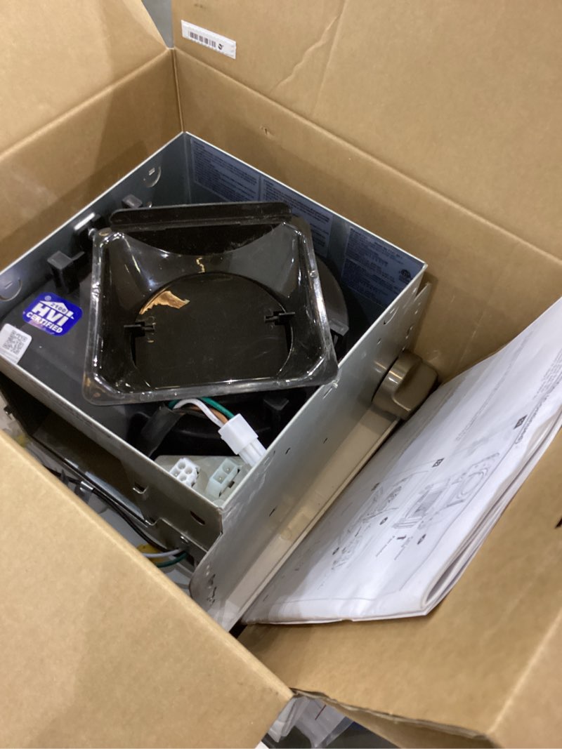 Vent fan with led light