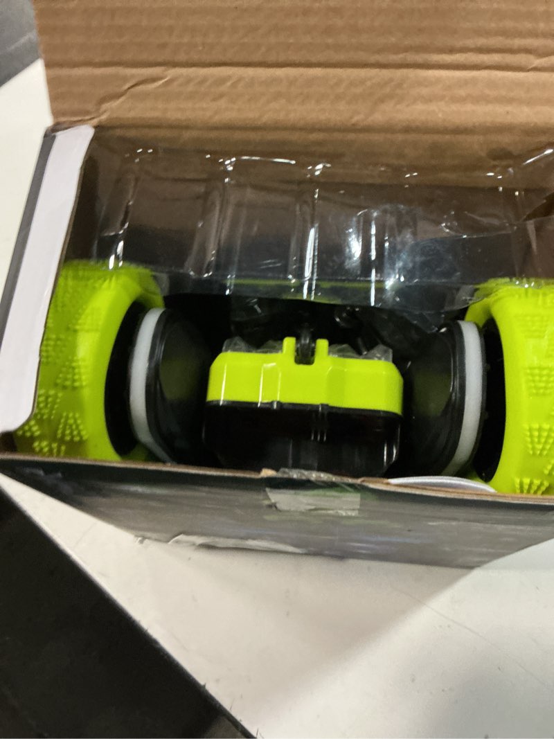 Condition photo showing Good Condition for remote control car – 4wd 360° flip double?sided rc stunt car led light bar & usb?c modular battery, off?road toys for boys ages6?12, birthday gift, black?green black&green