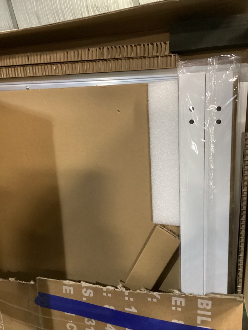 Condition photo showing Good Condition for Rolling Whiteboard on Wheels, 32x48 Inches Double-Sided Magnetic Dry Erase Board with Stand, Height Adjustable Mobile White Board Easel for Classroom Home Office