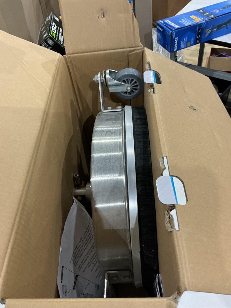 Condition photo showing As Is for surfacemaxx 14.5-in up to 4500 psi rotating surface cleaner for gas pressure washers