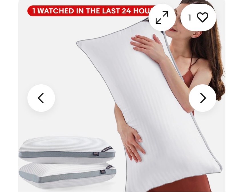 Have one to sell? Sell one like this Sell something else  Similar Items 8f57f00b-4ca6-47e3-9ebc-43aaac6a0af16f85f901-2fdb-4439-b552-c999933b370aSbf63b7d6-0539-4eee-9deb-65f179d8c32dp0b22cfc1-7b69-4619-86f8-e6e8a8cbd03205a92ae0-084a-4f9a-b4da-2dffdb0bc0b4b62f0753-65e6-4978-b62a-75aba87ee0dco87b6fcf5-77e7-426b-b486-3cb6aab6b94254cfcfac-145b-46b0-a8ef-35421459fad5bb39d521-a835-49af-8099-96eb6d101e64bb2283eb-efdc-4a13-a344-9ae0d7169dfbna509acb9-f786-4fc4-b5cd-c2b0afd77085s31296c9f-40db-42d1-82f9-e9e4295c6239c7103323-2c26-4e31-a515-a352c527d275oeefa056a-2120-4f62-938b-863c8ad456d3ra41d7688-7ae2-477e-a2bb-a1f289571c84cf076c9a-9c47-44cb-918c-1b3dd9576714e4a0733ee-77d4-4c9c-95e4-6cd3418687b1d06430263-c239-459f-b869-baf3e513137047afcde0-02d3-4cf6-bc6e-d063abb7f894436001b0-a521-4035-8118-bc1999635ed3ddd53238-8a78-4014-8310-a210ba95344144f30480-7397-47e7-b6a4-46ecc81702d5cadcbad3-24f9-4bfe-8c69-aac5bba9bc8dcd2a6803-f5cc-456b-a10f-bf4c5006c20e1970687b-e3e8-4ae2-9afb-39238fdfc73a9729669e-c4aa-40b4-baa8-7ca21c9671d737cefa79-2404-4c14-9b38-b20b28f5aad63a4bc622-2d73-45f7-b87a-5a36a11bcc51 See all  Utopia Bedding Pillows (White), Hotel Pillows, Cooling Pillows for Side & Back New $69.99 Free shipping 161 sold  Luxury Hotel Collection Bed Pillows for Sleeping Standard Size Set of 2 New $37.80 previous price$45.00 16% off Free shipping Seller with 100% positive feedback  Luxury Hotel Collection Bed Pillows for Sleeping Standard Size Set of 2