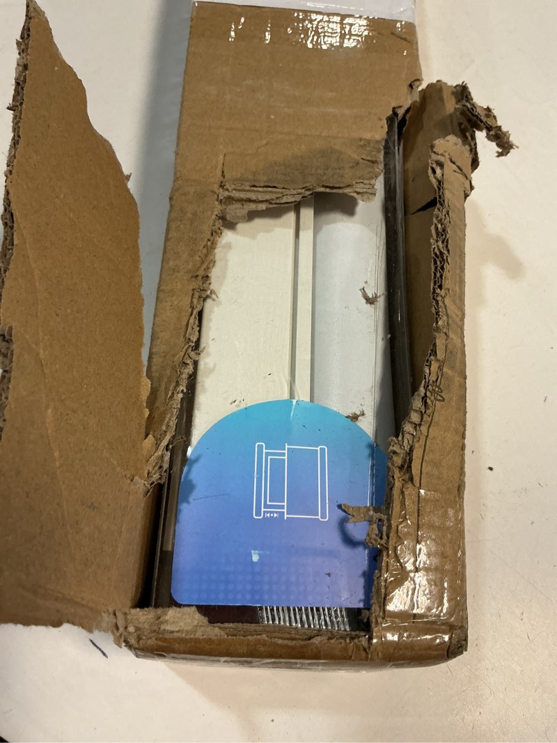 Condition photo showing New/Like New for Allesin Motorized Roller Blinds with Remote Control for Windows, Blackout Automatic Shades with Quiet Motor, Dry Battery Powered Electric Blind (White 48" W x 72" H) White 48"W x 72"H