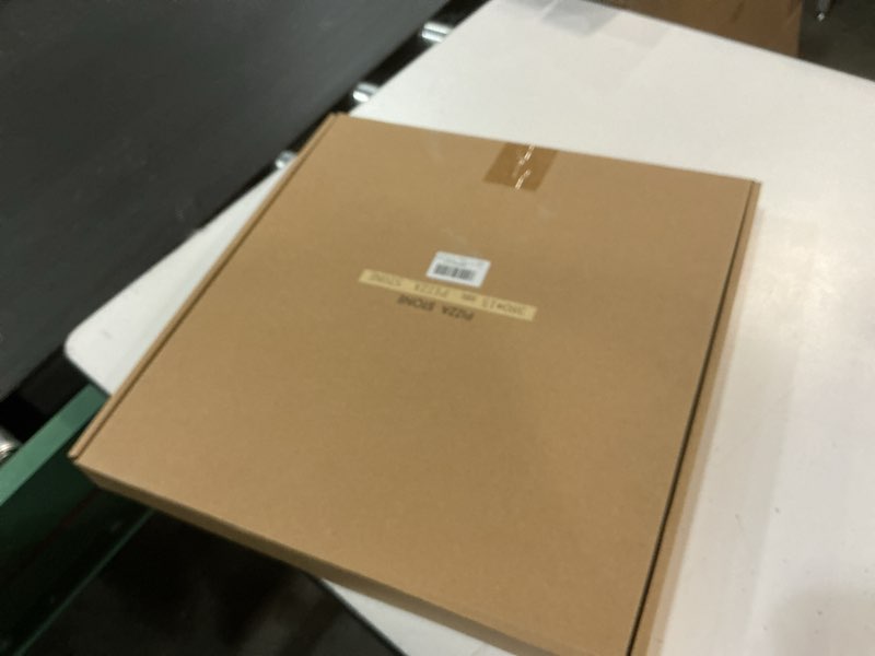Condition photo showing New/Like New for ggc 15 inch pizza stone for ovens, grill and bbq to cook perfect crispy crust pizza, bread and more, smooth round shape, durability baking stone