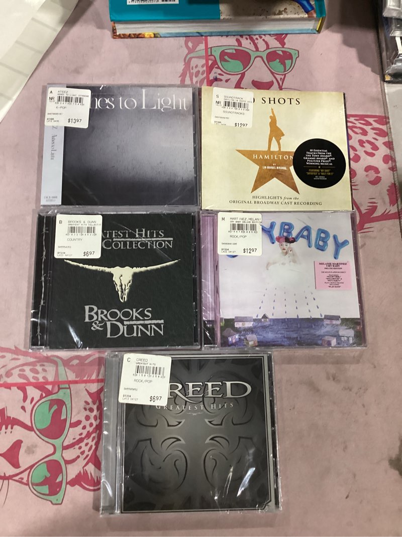 Condition photo showing Good Condition for assorted music cd’s
