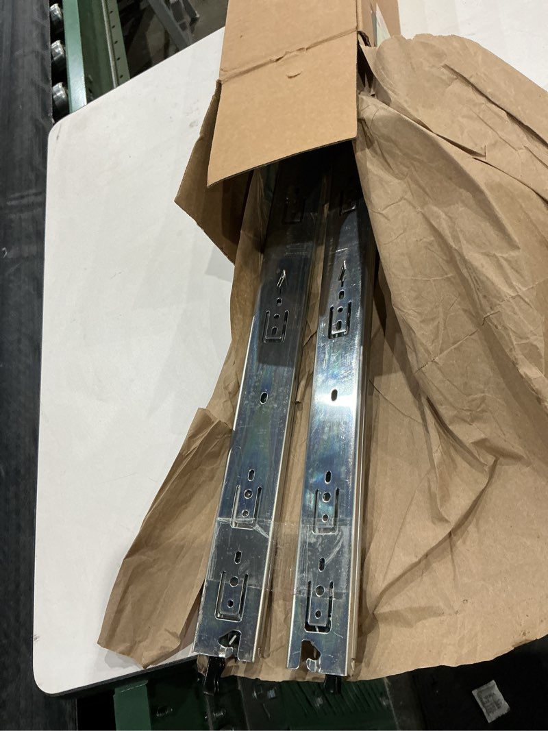 Condition photo showing Good Condition for similar to not exact gobrico 22-inch soft close drawer slides, heavy duty full extension drawer runners, ball bearing cabinet drawer rails glides, side mounting, 1pair(=2 pieces)