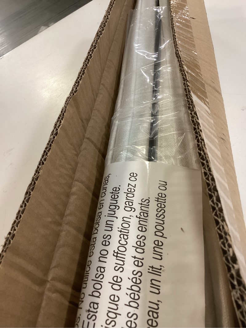 Condition photo showing Good Condition for unishades 100% blackout no tools no drill cordless roman shades for windows, size 25 3/4" w × 60" h (for windows 26" w × 60" h) blackout - off-white blackout - off-white 26" w × 60" h