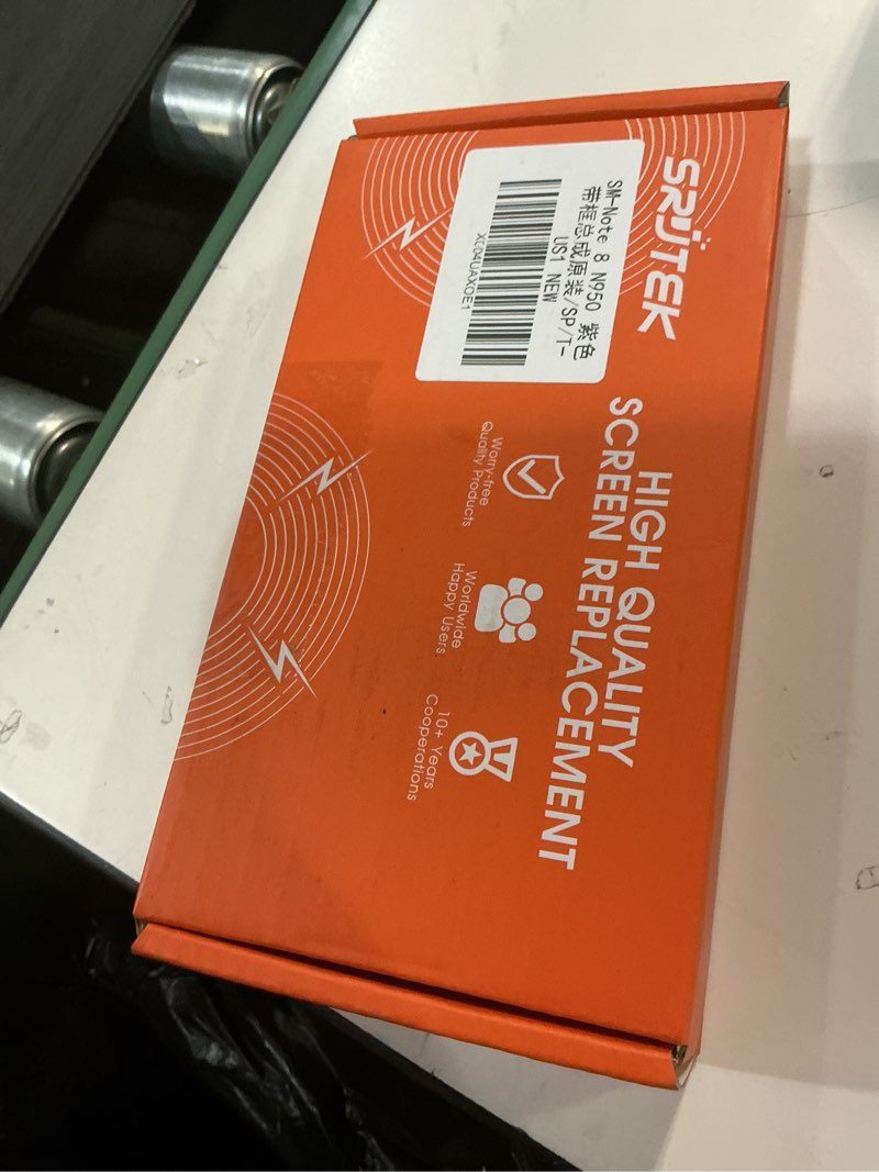 Condition photo showing New/Like New for Original for Samsung Galaxy Note 8 N950 LCD Screen Replacement for Galaxy Note 8 SM-N9500 SM-N950F SM-N950U Display Touch Screen Digitizer Assembly Kits with Frame (Purple, with Fingerprint