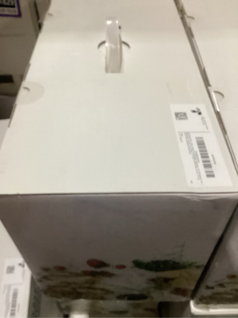 Condition photo showing New/Like New for 10-pack glass food storage containers with tempered lids – borosilicate, airtight, oven-safe (-4°f~950°f), bpa-free, 4.4 & 1.6 cup, leak-proof, dishwasher safe (blue) tempered lids blue 4.4cup*5 & 1.6 cup*5