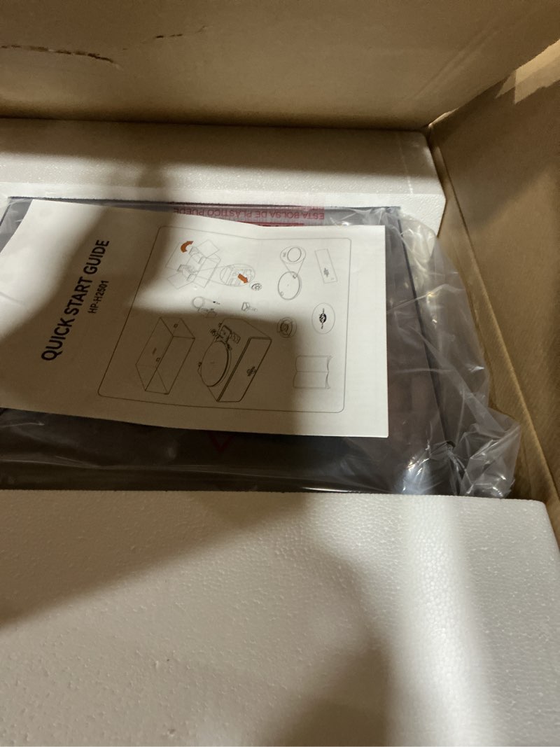 Condition photo showing Good Condition for All-in-one Record Player Turntable with Built-in Speakers Vinyl Record Player Support Wireless Playback Auto Stop 33&45 RPM Speed RCA Line Out AUX in Belt-Drive Turntable for Vinyl Records Mahogany