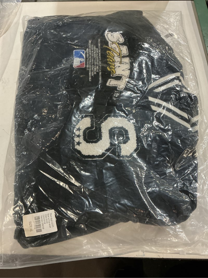 Condition photo showing New/Like New for (( size xl))arnodefrance men saint savior graphic print varsity jacket vintage baseball jackets streetwear coats