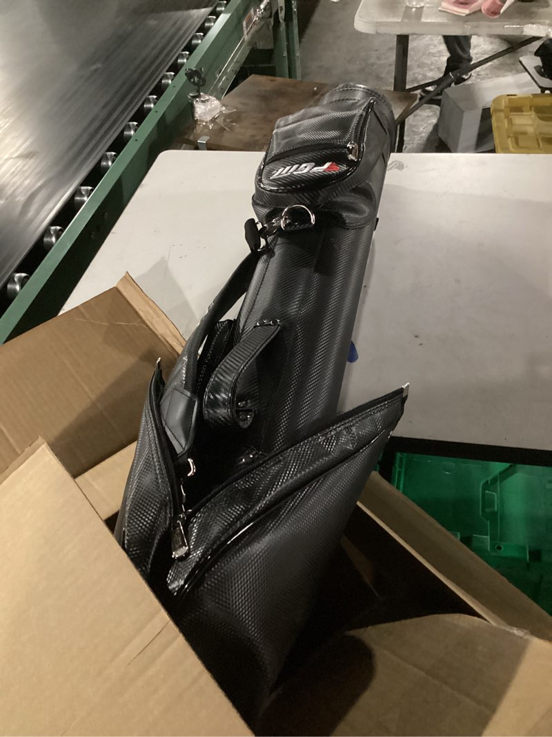 Condition photo showing Good Condition for Golf Stand Bag for Men & Women,Easy to Carry & Durable Pitch Golf Bags Sunday Golf Bag Ideal for Golf Course & Travel,Lightweight and Waterproof Black