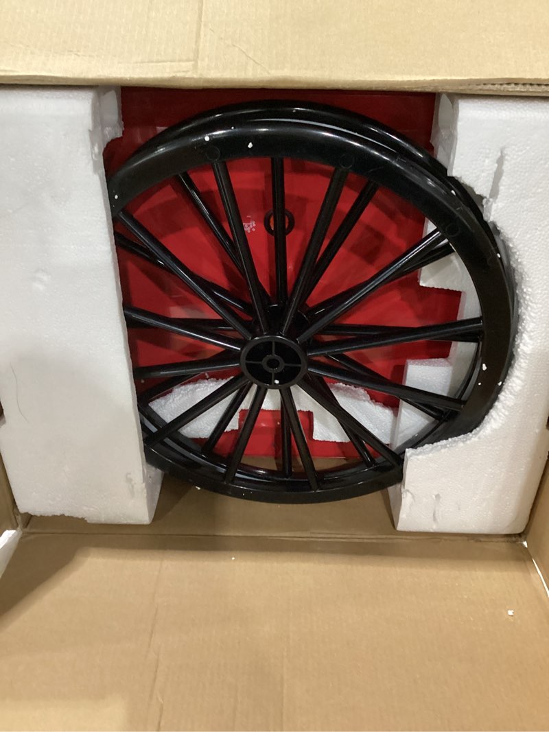 Condition photo showing New/Like New for Nostalgia Popcorn Maker Machine - Professional Cart With 2.5 Oz Kettle Makes Up to 10 Cups - Vintage Popcorn Machine Movie Theater Style - Red & White Red & White 2.5 Oz Vintage Classic