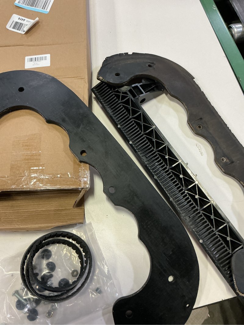 Condition photo showing As Is for (Similar product) Ahanta Industrial Compatible with Toro Power Clear 621 Snow Thrower Paddle, Scraper bar and Belt Set/kit, 99-9313, 133-5585, 108-4921