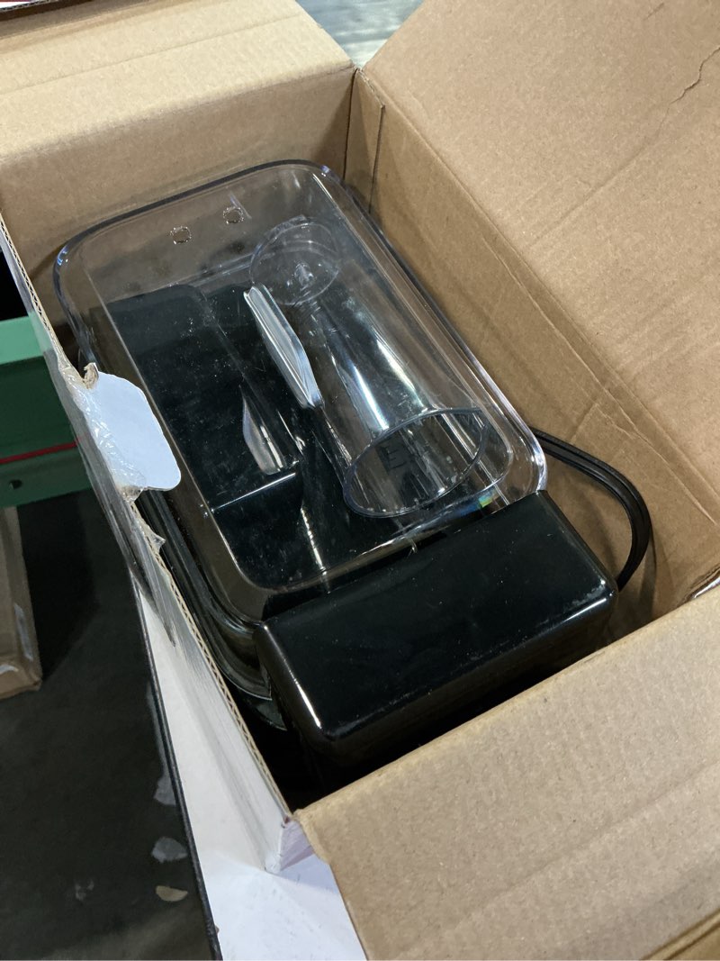 Condition photo showing As Is for evoloop rapid egg cooker electric 6 eggs capacity, soft, medium, hard boiled, poacher, omelet maker egg poacher with auto shut-off, bpa free silver