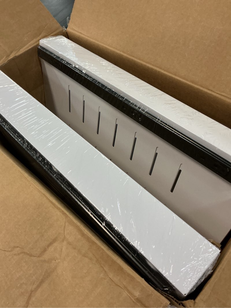 Condition photo showing Good Condition for covaodq 1 pack pull out cabinet organizer extendable sliding slide out pantry shelves storage no punch for kitchen base cabinet organization, pantry, bathroom adjustable width 12.4" to 20.4"