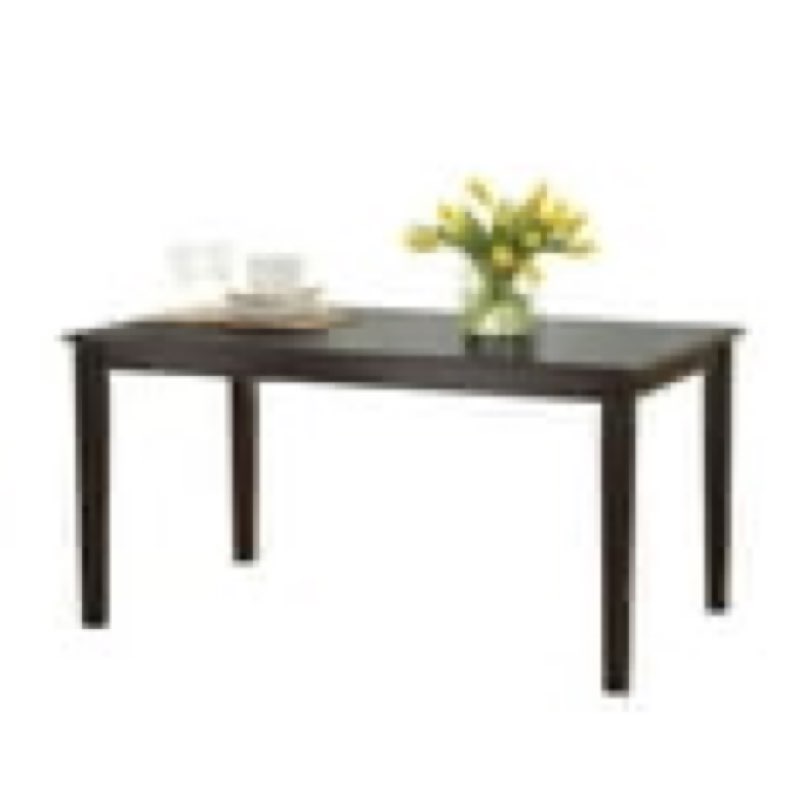 better homes & gardens bankston dining table, mocha