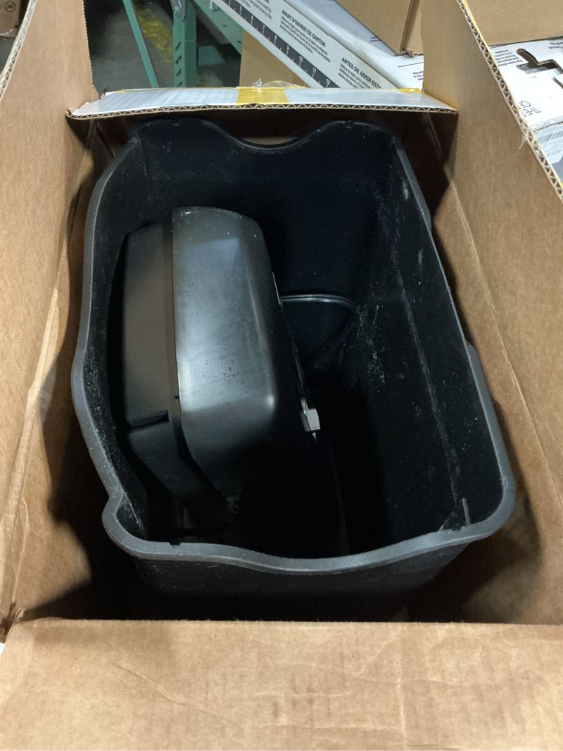 Condition photo showing As Is for Amazon Basics 6-Sheet Cross-Cut Paper and Credit Card Shredder with 3.8 Gallon Bin, Shreds Staples, Black