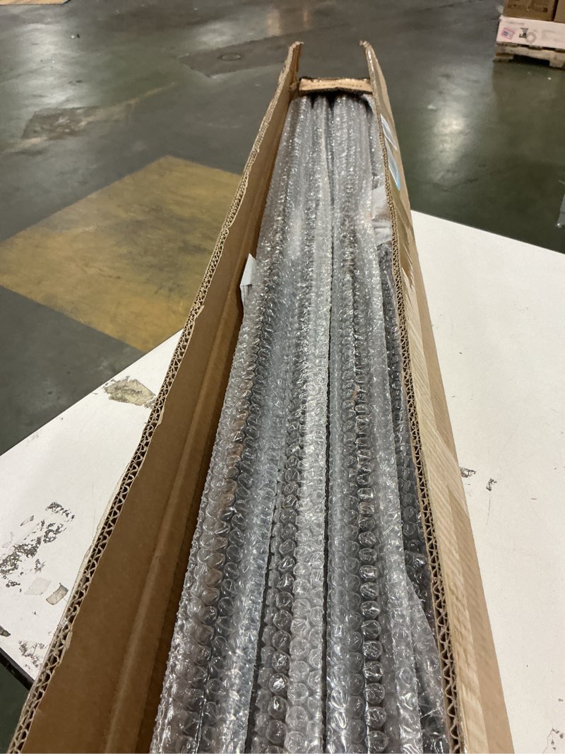 Condition photo showing New/Like New for 10-Pack 44" x 1/2" Iron Balusters for Stairs, Hollow Metal Spindles with Single Basket & Twist Design, Square Staircase Baluster Spindles, Satin Black Finish Baluster Basket & Twist 10