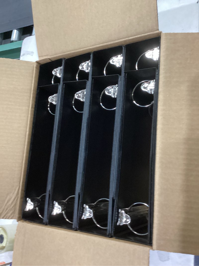 Condition photo showing Good Condition for Samsill Durable 1.5 inch 3 Ring Binder, Made in USA, D Ring Binder, FSC 100% Recycled Chipboard, Black, 12 Pack 12 Pack 1.5 Inch Black