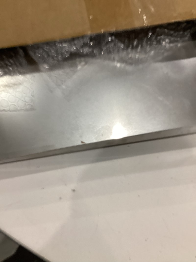 Condition photo showing Good Condition for stainless steel dish drain rack with end opening, kitchen drainboard, rustproof utensil drying rack for sink countertop