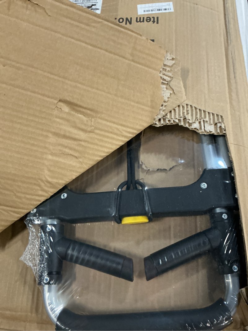 Condition photo showing New/Like New for teprovo folding hand truck dolly cart,340lb capacity portable aluminum dolly cart with telescoping handle and 7 inch rubber wheels for moving,shopping,travel,office use