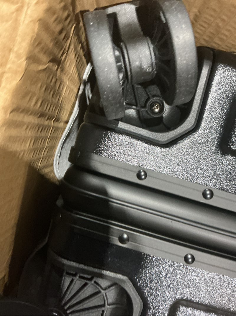 Condition photo showing As Is for somode las vegas luggage matte