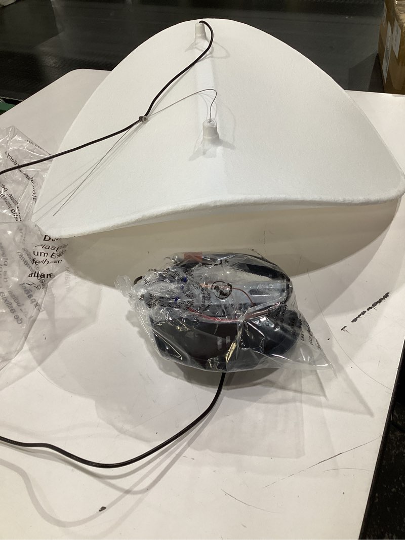 Condition photo showing Good Condition for JAYMP Wabi Sabi Pendant Light, Modern Silk Pendant Light for Dining Room Living Room Bedroom