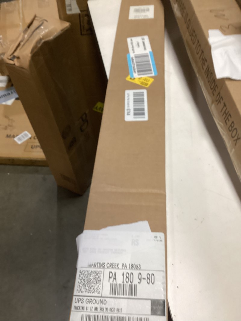 Condition photo showing New/Like New for LazBlinds Cordless Cellular Shades, No Tools No Drill Light Filtering Honeycomb Shades Pleated Blinds for Windows, 35'' W x 48'' H, White Light Filtering-white 35'' W x 48'' H