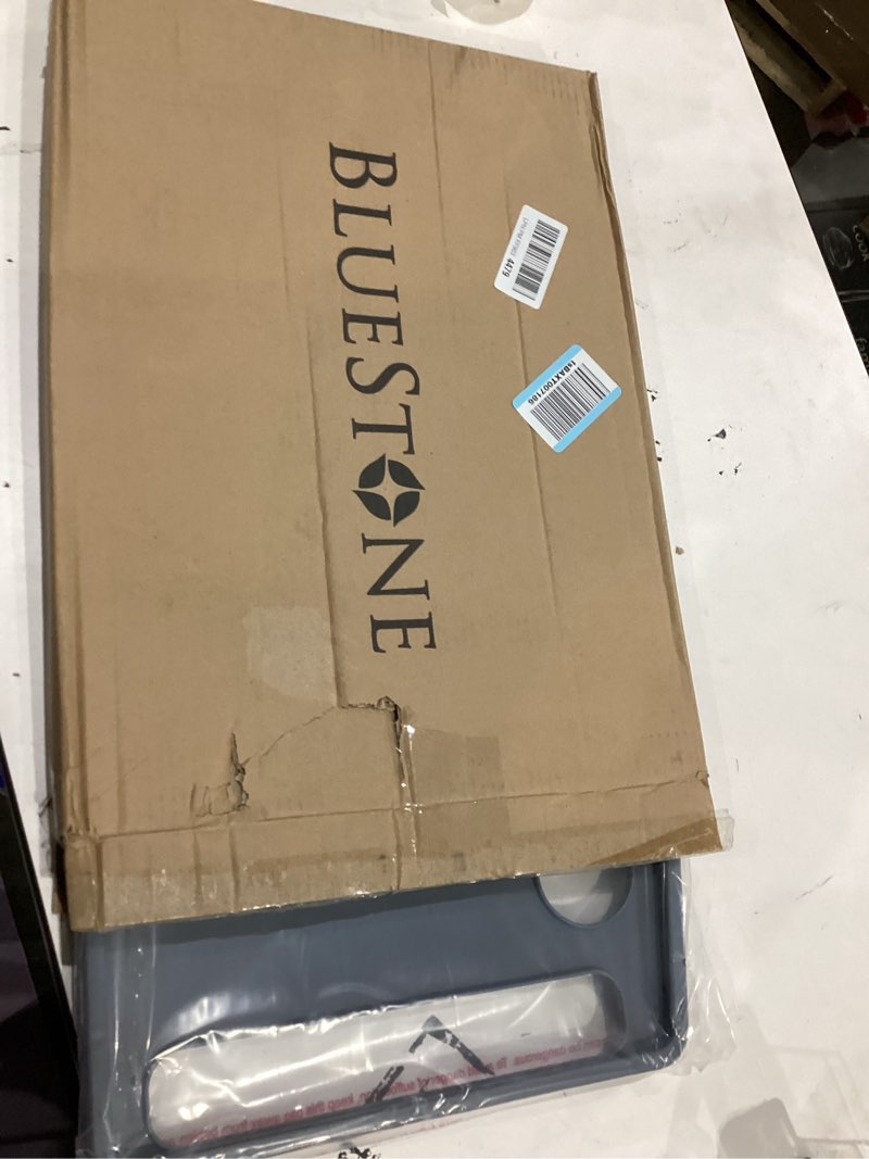 Condition photo showing Good Condition for Bluestone Walker Tray- Upright with Holders-Universal Table Fits Most Standard Folding Walkers-Home Mobility Medical Equipment Accessories, 1 Count (Pack of 1) Gray