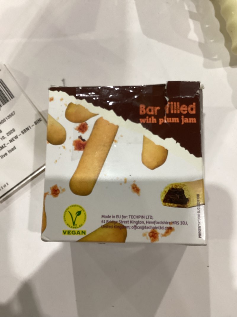 Condition photo showing New/Like New for Ambrozia Vegan Snack Bars – Healthy Snack Plum-Filled Bar | Clean-Label, No Added Sugar, Handcrafted in EU | Healthy Romanian-Inspired Fruit Bar for Kids & Adults | 10 x 60g Individually Wrapped 1 Count (Pack of 10)