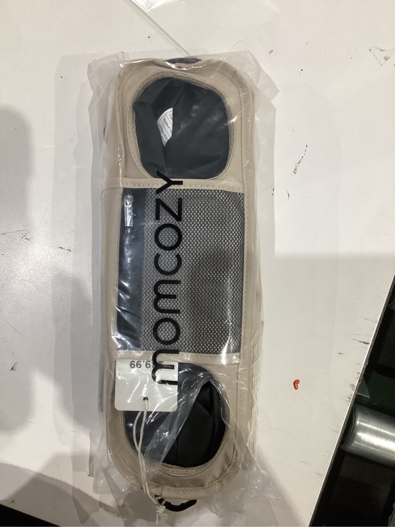 Condition photo showing New/Like New for Momcozy Universal Stroller Organizer with Insulated Cup Holder Detachable Phone Bag & Shoulder Strap, Fits for Stroller like Uppababy, Baby Jogger, Britax, BOB, Umbrella and Pet Stroller Khaki